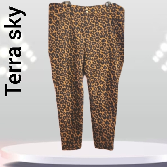 Terra & Sky Pants - #803 TERRA SKY PLUS SIZE SKINNY MID RISE PANTS